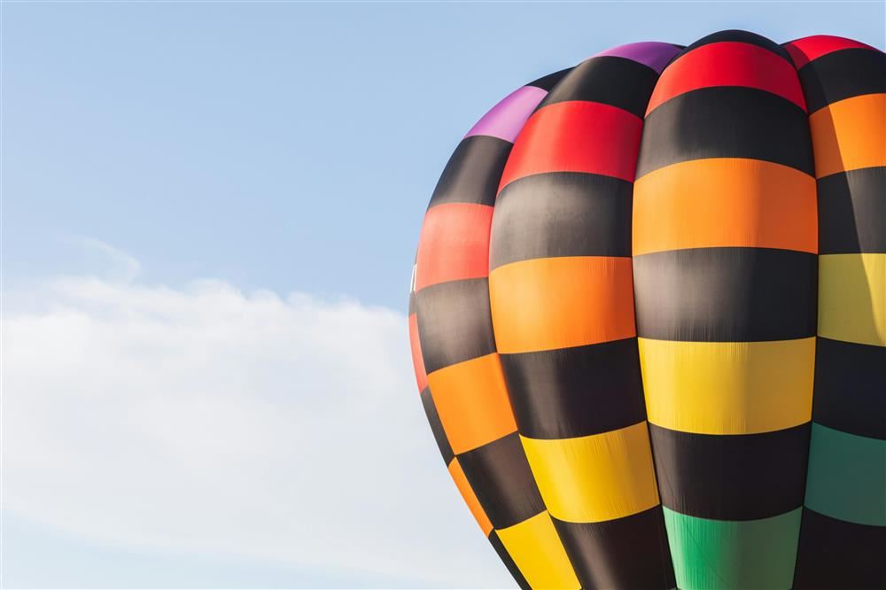 colorful hot air balloon